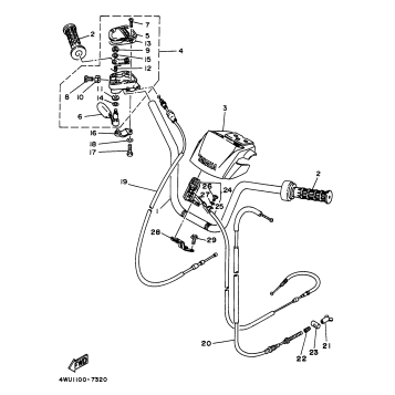 STEERING HANDLE CABLE