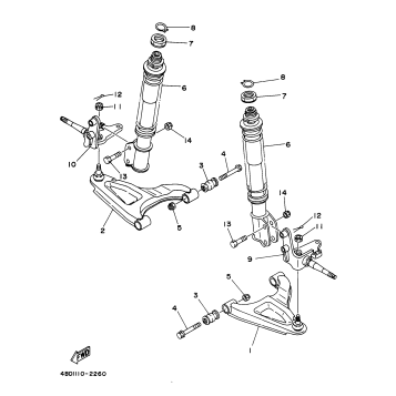 FRONT SUSPENSION WHEEL
