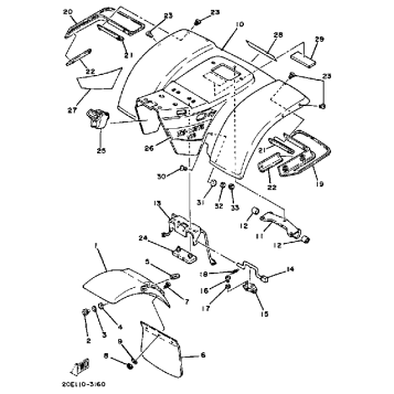 FRONT FENDER - REAR FENDER