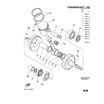 CRANKSHAFT - PISTON