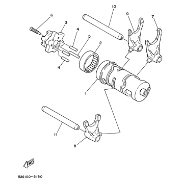 SHIFT CAM - SHIFT FORK