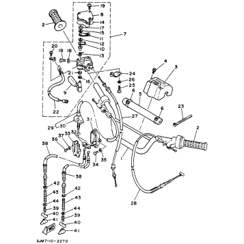 STEERING HANDLE CABLE