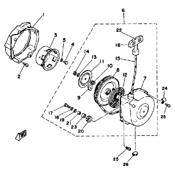 STARTER YT125G - H - J