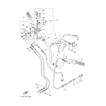STEERING HANDLE CABLE