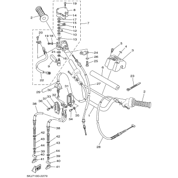 STEERING HANDLE CABLE