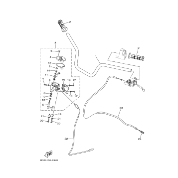 STEERING HANDLE CABLE