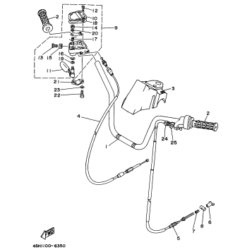 STEERING HANDLE - CABLE