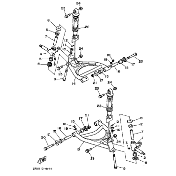 FRONT SUSPENSION - WHEEL