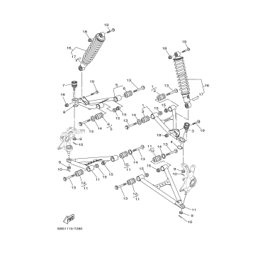 FRONT SUSPENSION & WHEEL