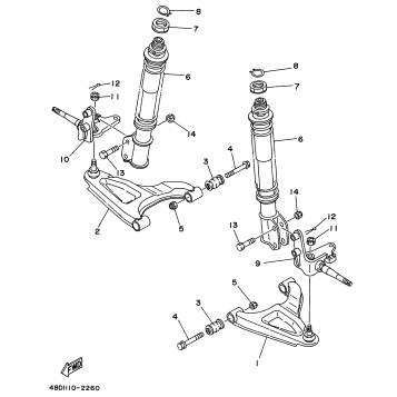 FRONT SUSPENSION - WHEEL