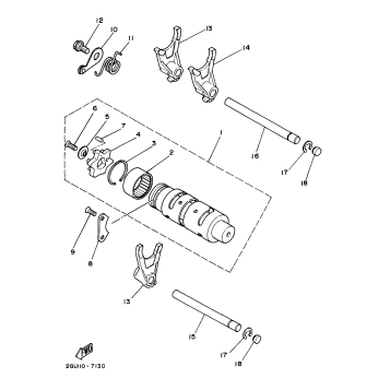 SHIFT CAM SHIFT FORK
