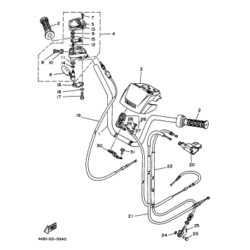STEERING HANDLE - CABLE