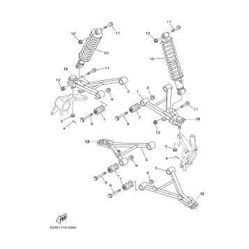 FRONT SUSPENSION WHEEL