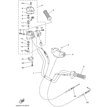 STEERING HANDLE CABLE