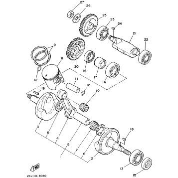 CRANKSHAFT PISTON