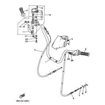 STEERING HANDLE CABLE