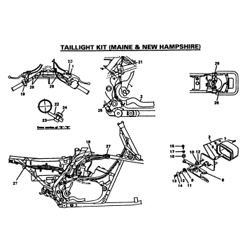 TAILLIGHT KIT (MAINE & NEW HAMPSHIRE)