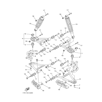 FRONT SUSPENSION & WHEEL