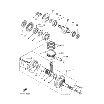 CRANKSHAFT PISTON