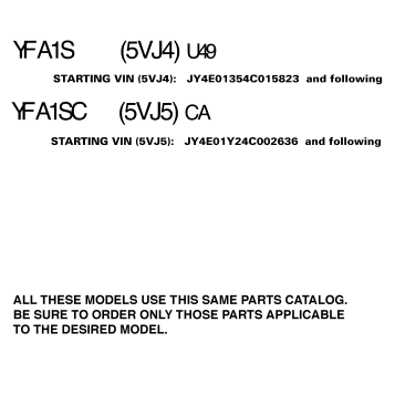 ~MODELS IN THIS CATALOG