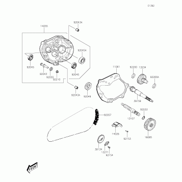 Gear Change Drum/Shift Fork(s)