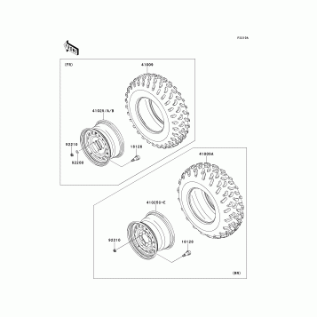 Wheels/Tires(D9F-DBF)