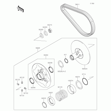 Driven Converter/Drive Belt