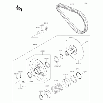 Driven Converter/Drive Belt