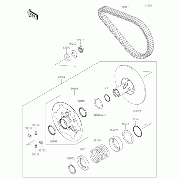 Driven Converter/Drive Belt