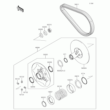 Driven Converter/Drive Belt