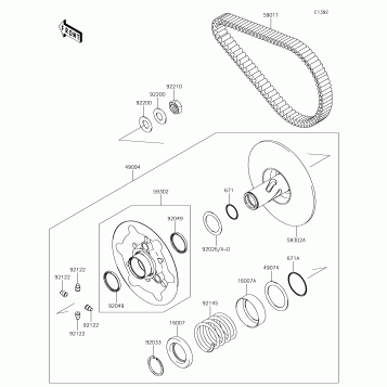 Driven Converter/Drive Belt