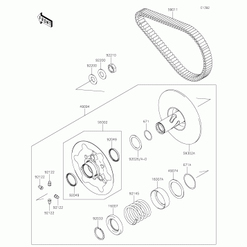 Driven Converter/Drive Belt