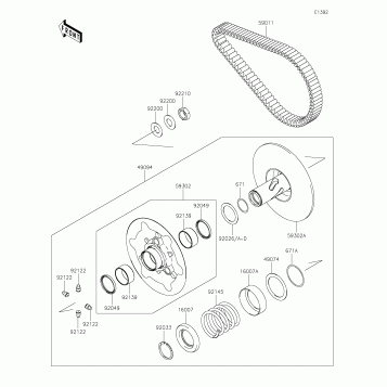 Driven Converter/Drive Belt