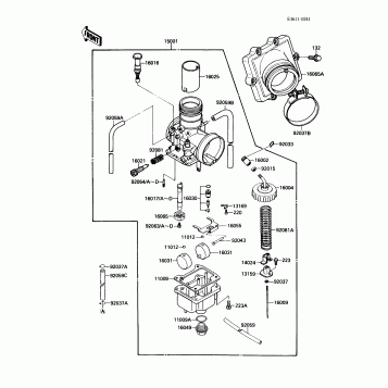 Carburetor(KXF250-A1)