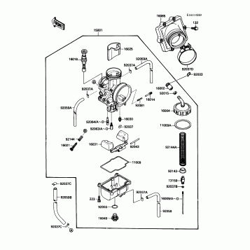 Carburetor(KXF250-A2)(?004204)