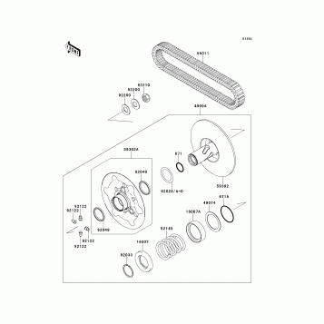 Driven Converter/Drive Belt
