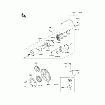 Starter Motor(B9F/BBF)