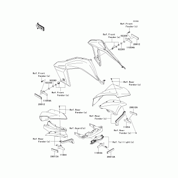 Reflectors(B8F-B9FB)(CN)