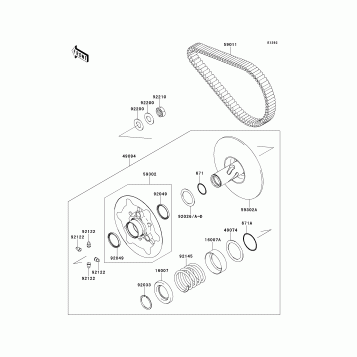 Driven Converter/Drive Belt