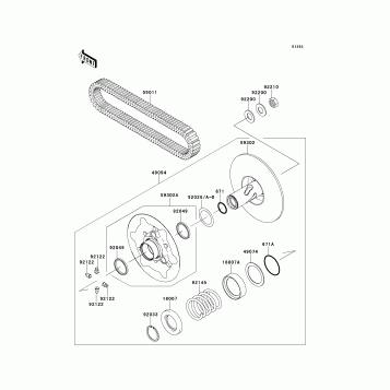 Driven Converter/Drive Belt