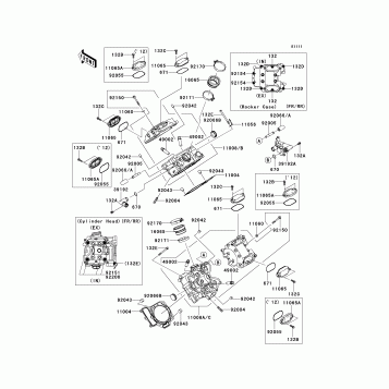 Cylinder Head(-VF750DE095936)