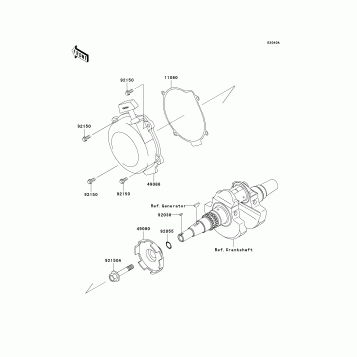 Recoil Starter(VF650AE640352-)