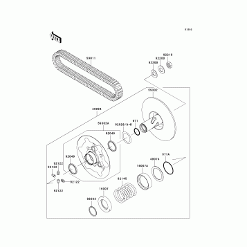 Driven Converter/Drive Belt