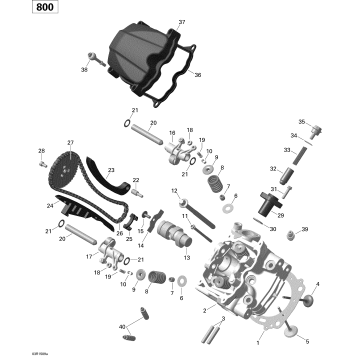 01- Cylinder Head, Front _03R1509a