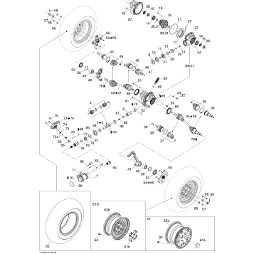 07- Drive System, Front XT