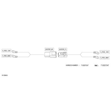 08- Electric - Roof Wiring Harness - 710007047