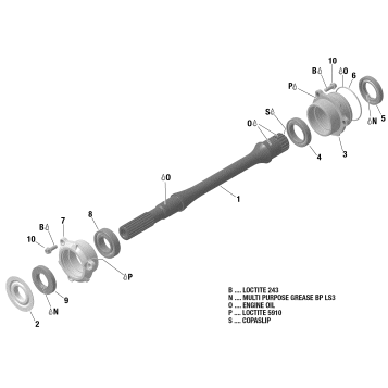 08- Drive Shaft - 1010R