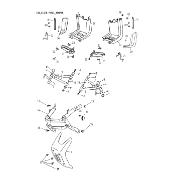 09- Arm, Foot Rest, Bumper 172a-17