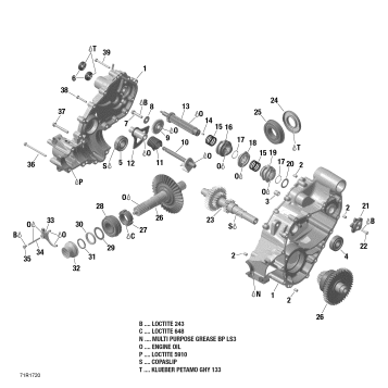 01- Gear Box Output Shaft - GBPS - Package PRO