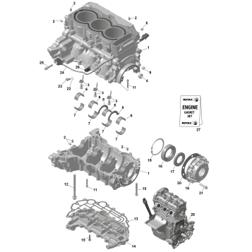 01- ROTAX - Crankcase